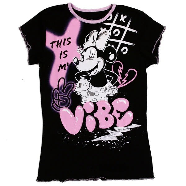 MINNIE MOUSE Girls 4-16 T-Shirt Pack of 12
