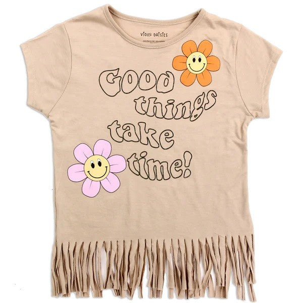 Girls 7-16 Fringe Top Pack of 6