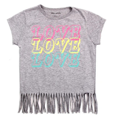 Girls 7-16 Fringe Top Pack of 6