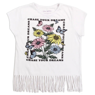 Girls 7-16 Fringe Top Pack of 6
