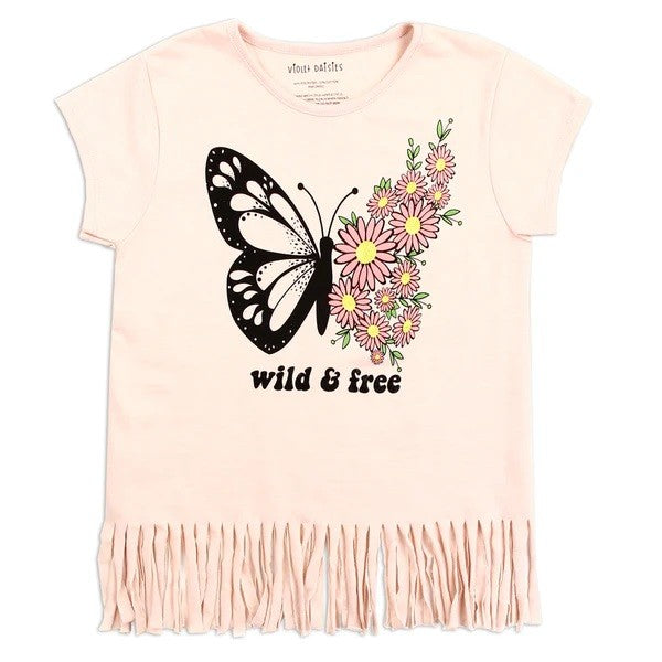 Girls 7-16 Fringe Top Pack of 6