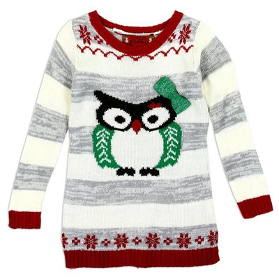 Girls 4-6X Christmas Ugh-Lee Sweater Pack of 6