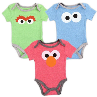 SESAME STREET Boys 3-Pack Pack 6 SIZE 0/3-6/9M