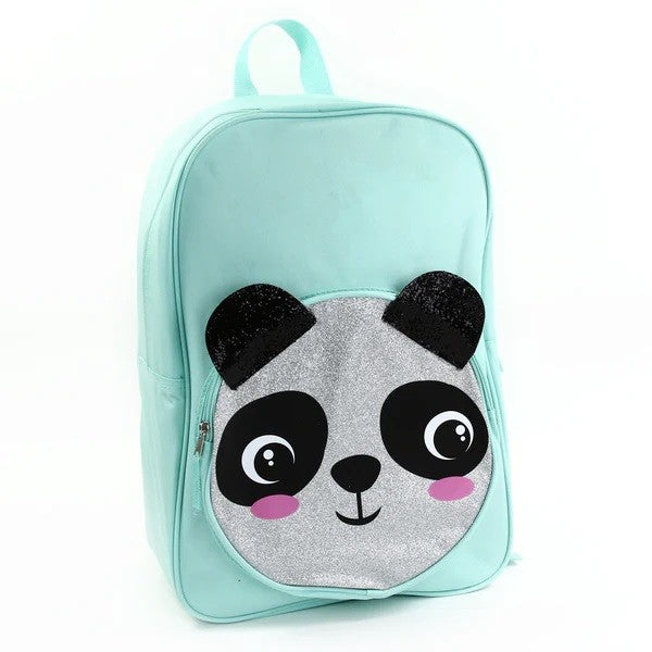 CRITTER 17 INCH Glitter Backpack - Panda Pack of 4