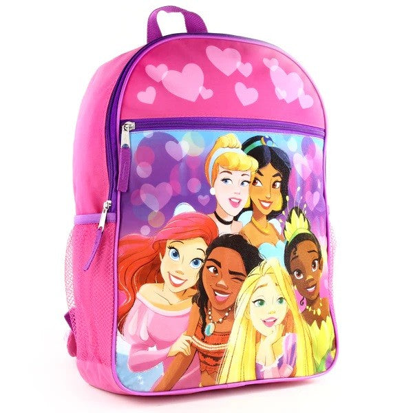 DISNEY PRINCESS Deluxe 16 INCH Backpack Pack of 3