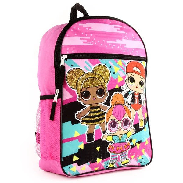 LOL Surprise Deluxe 16 INCH Backpack Pack of 3