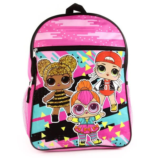 LOL Surprise Deluxe 16 INCH Backpack Pack of 3