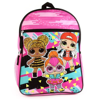 LOL Surprise Deluxe 16 INCH Backpack Pack of 3