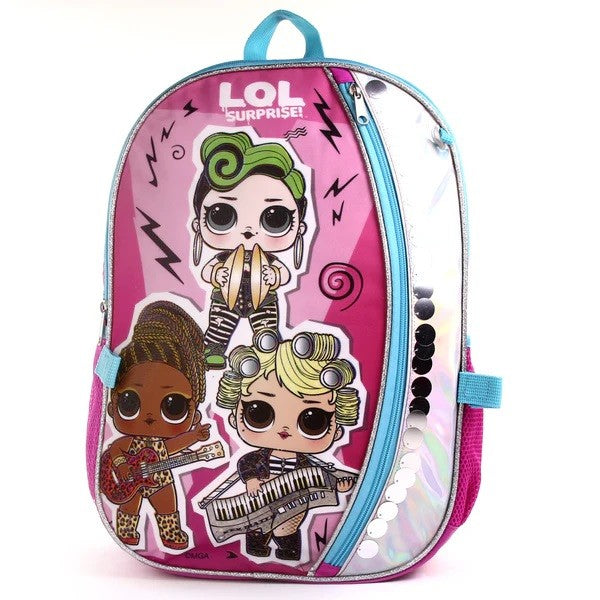 LOL SURPRISE 4-PC Deluxe 17 INCH Backpack Pack 3