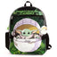 BABY YODA 5-Piece 16 INCH Deluxe Backpack Pack 3