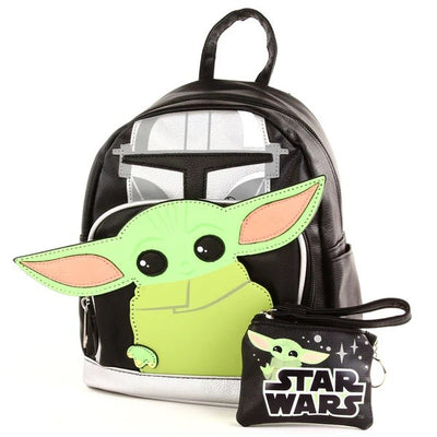 BABY YODA 10 INCH Deluxe PU Mini Backpack Pack 3