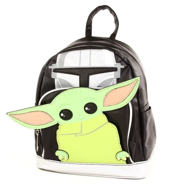 BABY YODA 10 INCH Deluxe PU Mini Backpack Pack 3