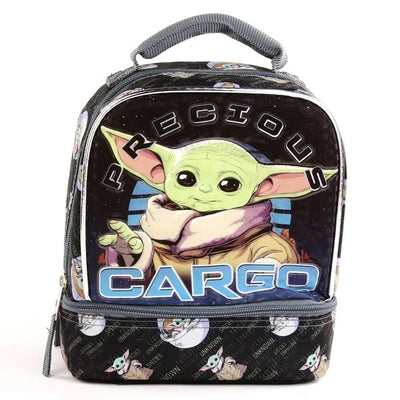 BABY YODA Drop Bottom 9 INCH Lunch Bag Pack of 3