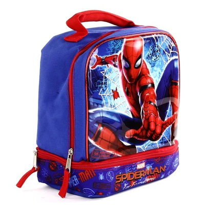 SPIDER-MAN Drop Bottom 9 INCH Lunch Bag Pack of 3