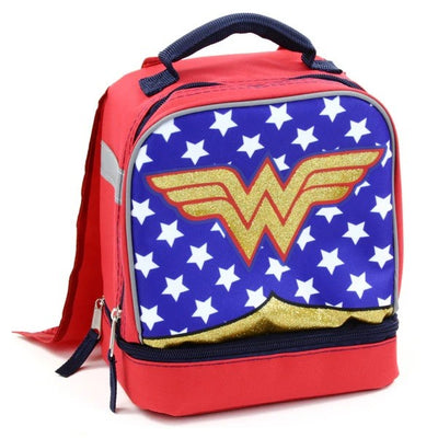 WONDER Drop Bottom 9 INCH Lunch Bag W Cape Pack 3