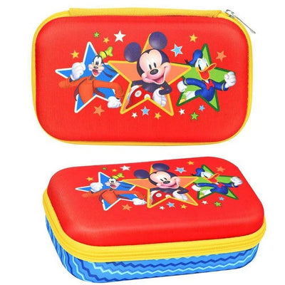 MICKEY MOUSE Molded 5 INCH Pencil Case Pack of 4