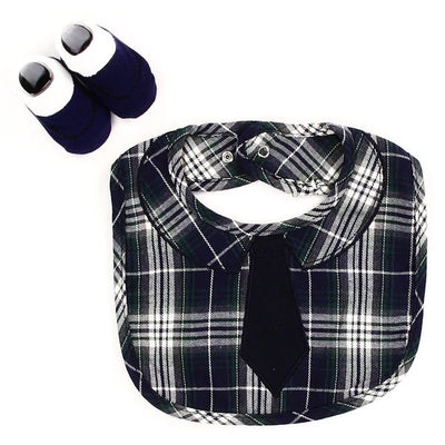 TAHARI Baby Boys Bib & Booties Set Pack of 6