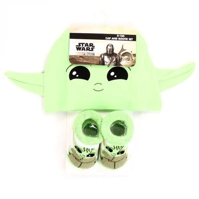 BABY YODA 0-12M Baby Cap & Bootie Set Pack of 6