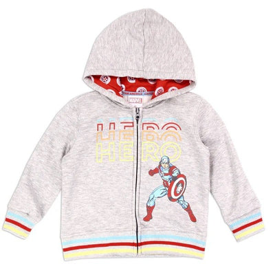 AVENGERS Toddler Zip Up Hooded Sweatshirt Pack of6