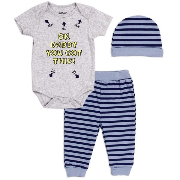WILD CHILD Boys Newborn 3-PC Pant Set Pack of 6
