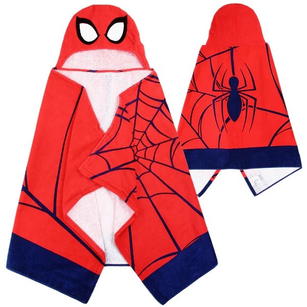 SPIDER-MAN Kid's Hooded Towel Pack of 3