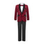 TX-BG302S-02 BURGUNDY VELVET 4 PCS SIZE 2-7