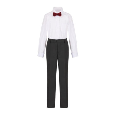 TX-BG302S-02 BURGUNDY VELVET 4 PCS SIZE 8-18