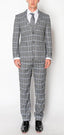 3107-D GRAY-CKEC-3PC-SLIM SIZE 34S-46S & 34R-56R & 38L-56L