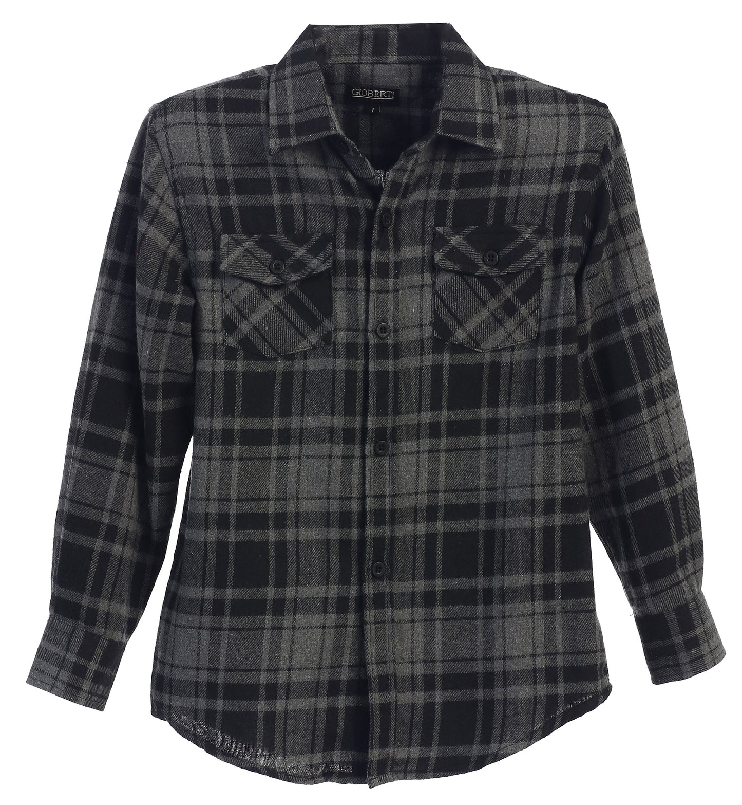 Boy's Long Sleeve Flannel Shirt