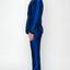 9709-R-BLUE SHINY-TUXEDO-SLIM-3PC-SIZE 34S-46S & 34R-56R & 38L-56L