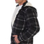 Men's Sherpa Lined Flannel Jacket with Removable Hood