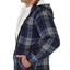 Men's Sherpa Lined Flannel Jacket with Removable Hood