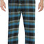 Men's Yarn Dye Brushed Flannel Pajama Pants, Elastic Waist