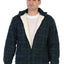 Men's Sherpa Lined Flannel Jacket with Removable Hood