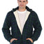 Men's Sherpa Lined Flannel Jacket with Removable Hood