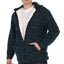 Men's Sherpa Lined Flannel Jacket with Removable Hood