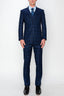 5500-BLUE-CHECKER-3PC-SLIM SIZE 34S-46S & 34R-56L & 38L-56L