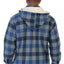 Men's Sherpa Lined Flannel Jacket with Removable Hood