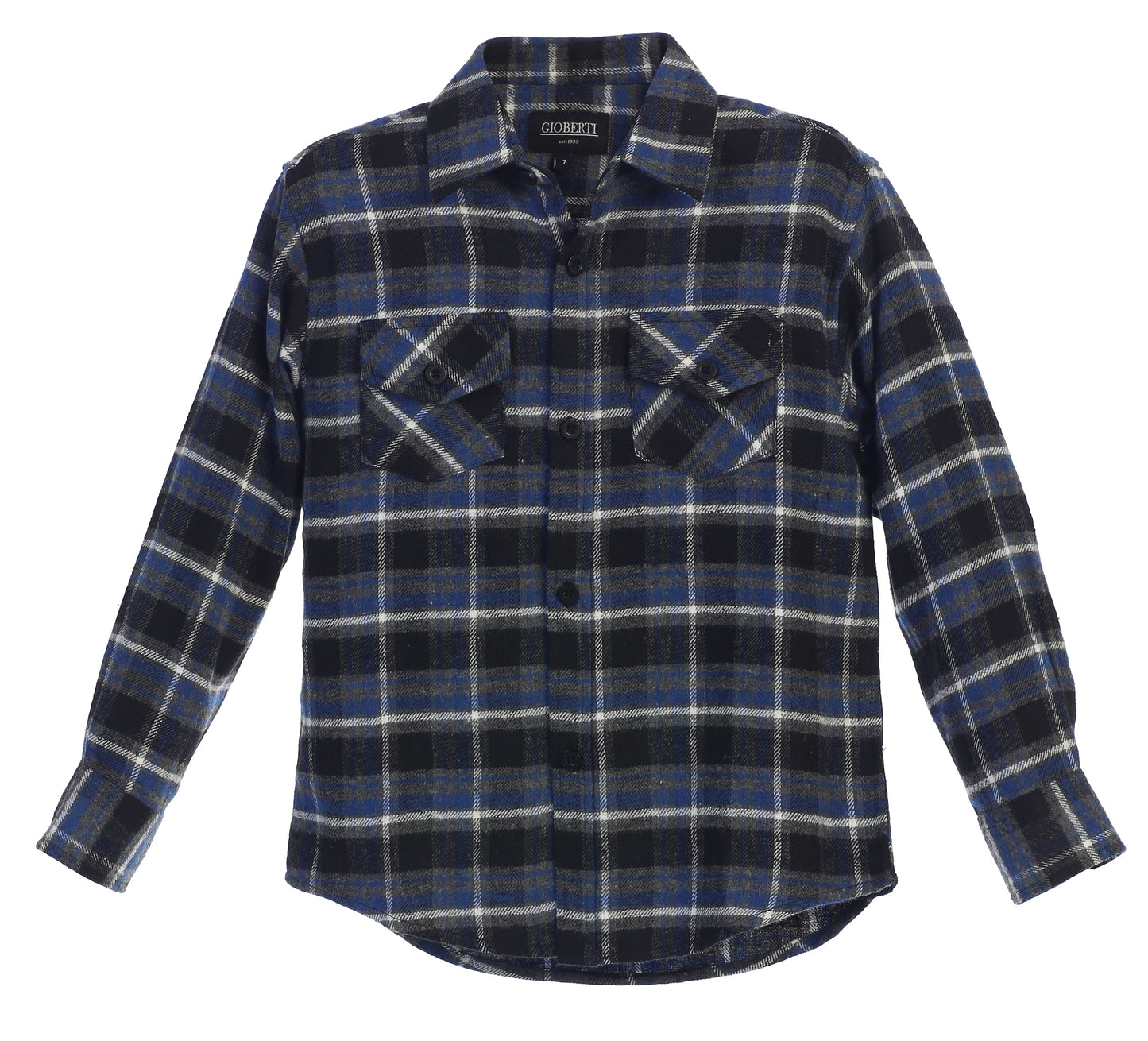 Boy's Long Sleeve Flannel Shirt