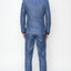 7270-BLUE-CHECKER-3PC-SLIM SIZE 34S-46S & 34R-56R & 38L-56L