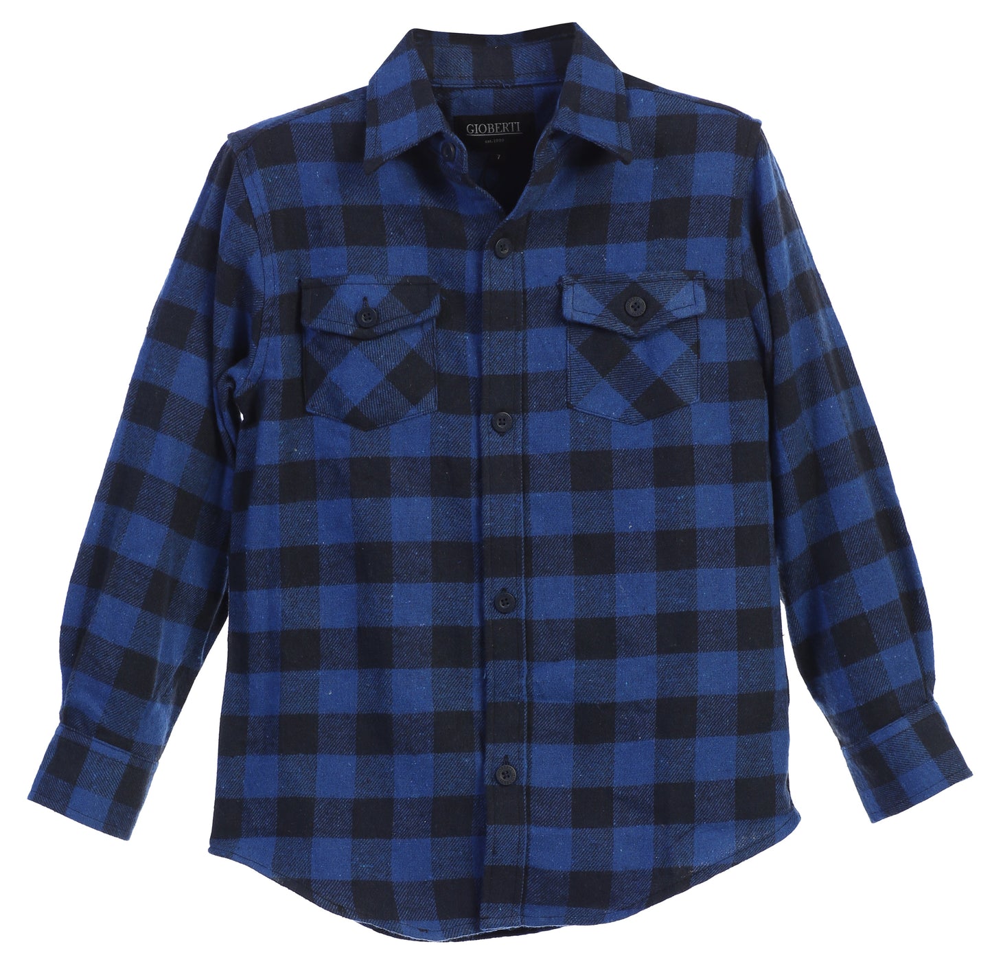 Boy's Long Sleeve Flannel Shirt