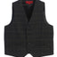 2 Piece Tweed Plaid Vest and Pants Set