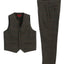 2 Piece Tweed Plaid Vest and Pants Set