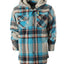 KID'S AND BOY'S LONG SLEEVE HOODED FLANNEL SHIRT