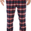 Men's Yarn Dye Brushed Flannel Pajama Pants, Elastic Waist