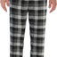 Men's Yarn Dye Brushed Flannel Pajama Pants, Elastic Waist