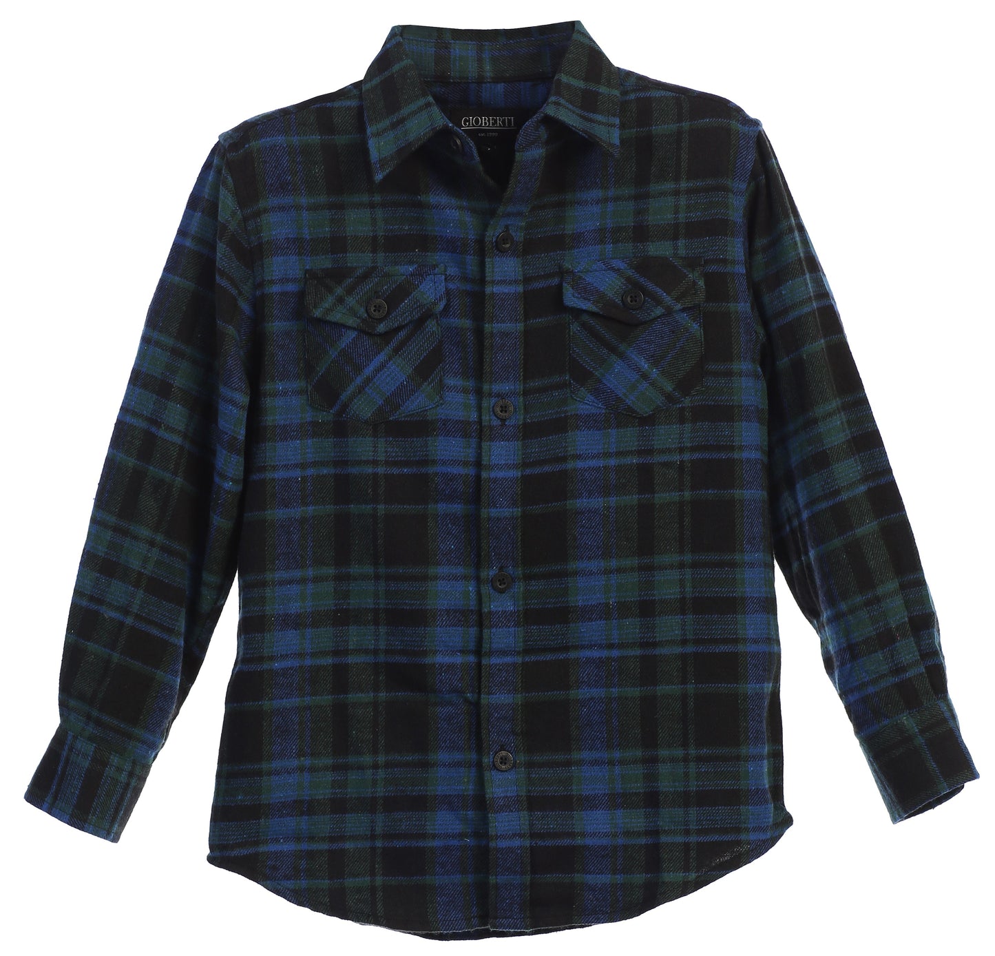 Boy's Long Sleeve Flannel Shirt