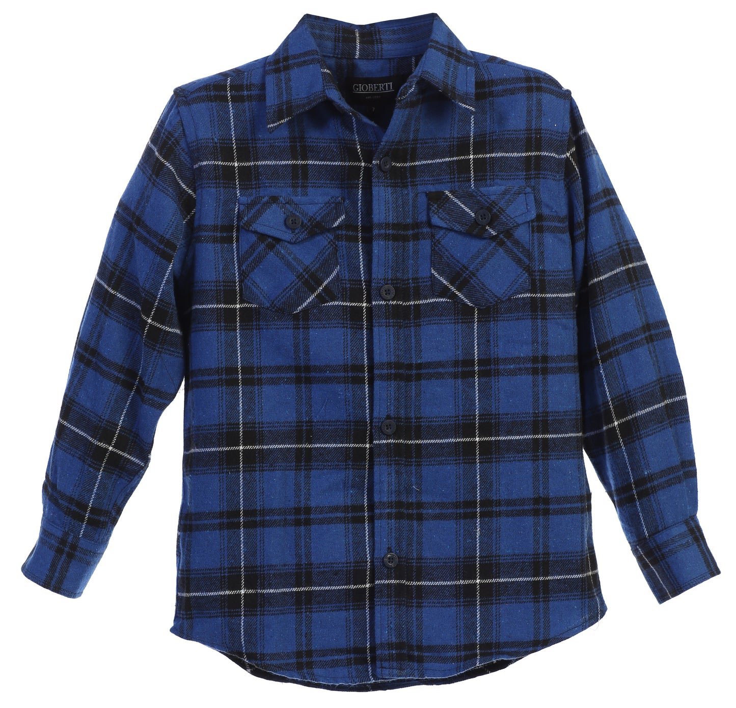 Boy's Long Sleeve Flannel Shirt