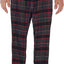 Men's Yarn Dye Brushed Flannel Pajama Pants, Elastic Waist