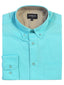 MEN'S TWILL SHIRT W/ CONTRAST COLLAR